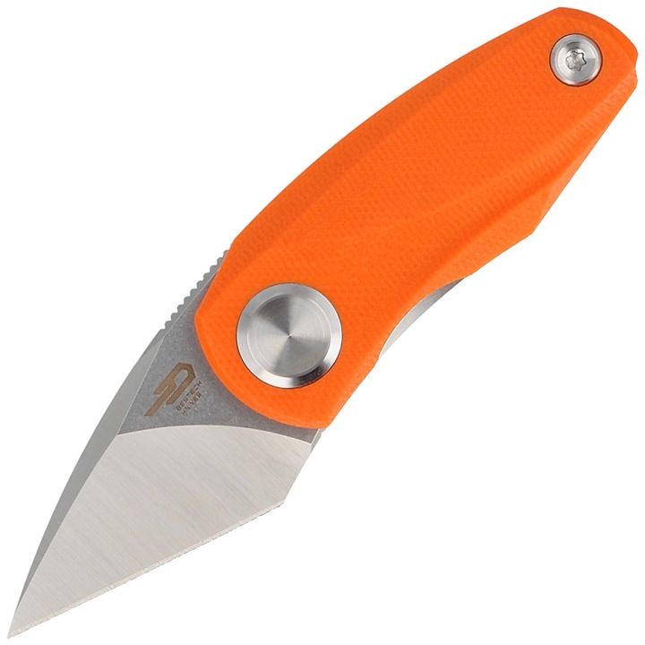 Cutit pliabil, Bestech Tulip Orange G10, Satin / Stonewashed 14C28N by Ostap Hel (BG38C)