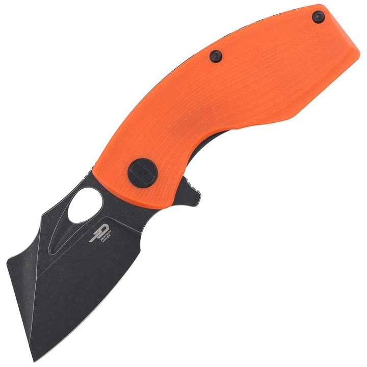 Cutit pliabil, Bestech Lizard Orange G10, Black Stonewashed D2 (BG39D)
