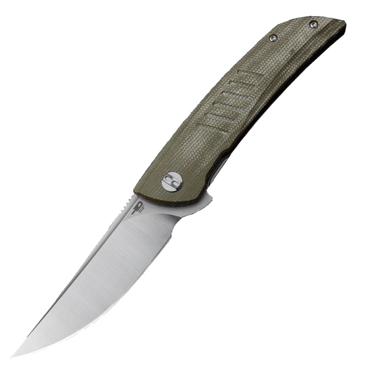 Cutit pliabil, Bestech Swift Green Micarta, Satin D2 (BG30A-1)