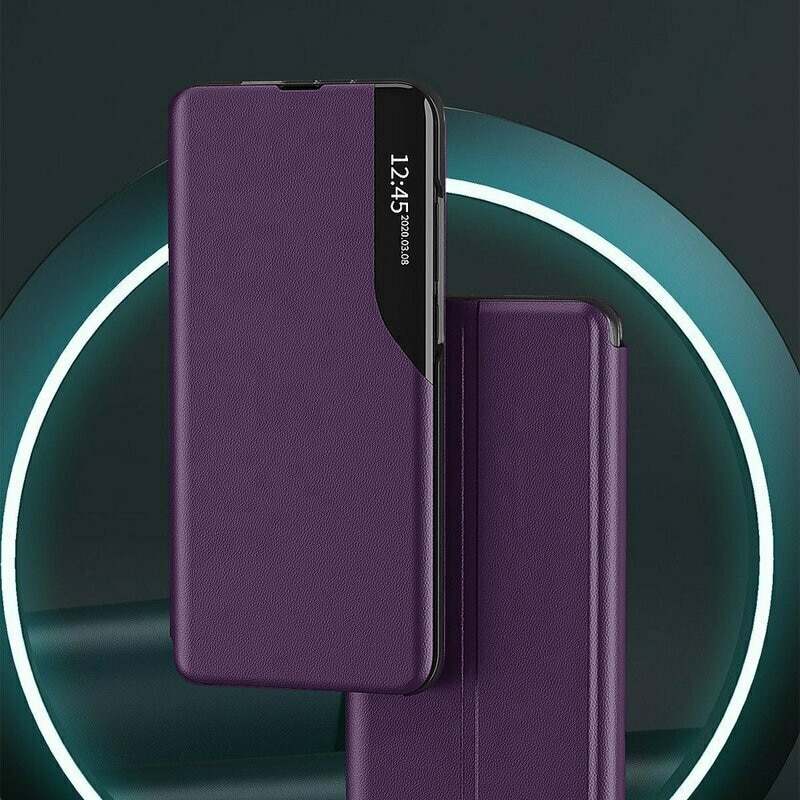 Husa pentru Samsung Galaxy A36 5G Tip Carte, S-View, Functie de Stand, Calitate Premium, Antisoc, Mov
