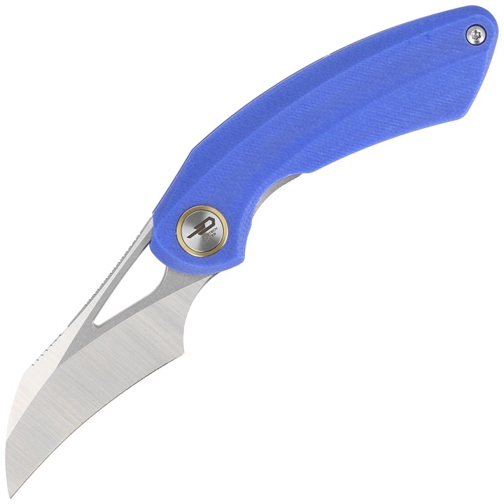 Cutit pliabil, Bestech Bihai Blue G10, Stonewashed/Satin 14C28N by Ostap Hel (BG53D-1)