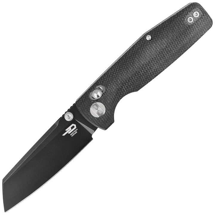 Cutit pliabil, Bestech Slasher Black Micarta, Black Stonewashed D2 (BG43A-2)