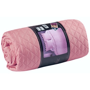 Cuvertura matlasata Dublu Trafic Home Still, microfibra, 210x230 cm, Roz Cuvertura matlasata Dublu Trafic Home Still, microfibra, 210x230 cm, Roz