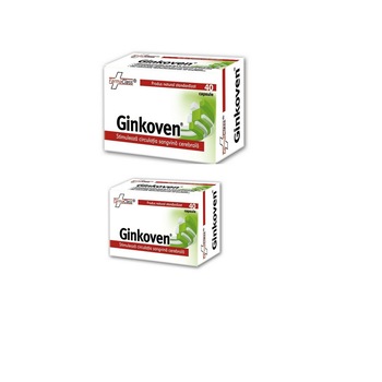 Pachet 2 Flacoane Supliment Alimentar Ginkoven Pachet 2 Flacoane Supliment Alimentar Ginkoven