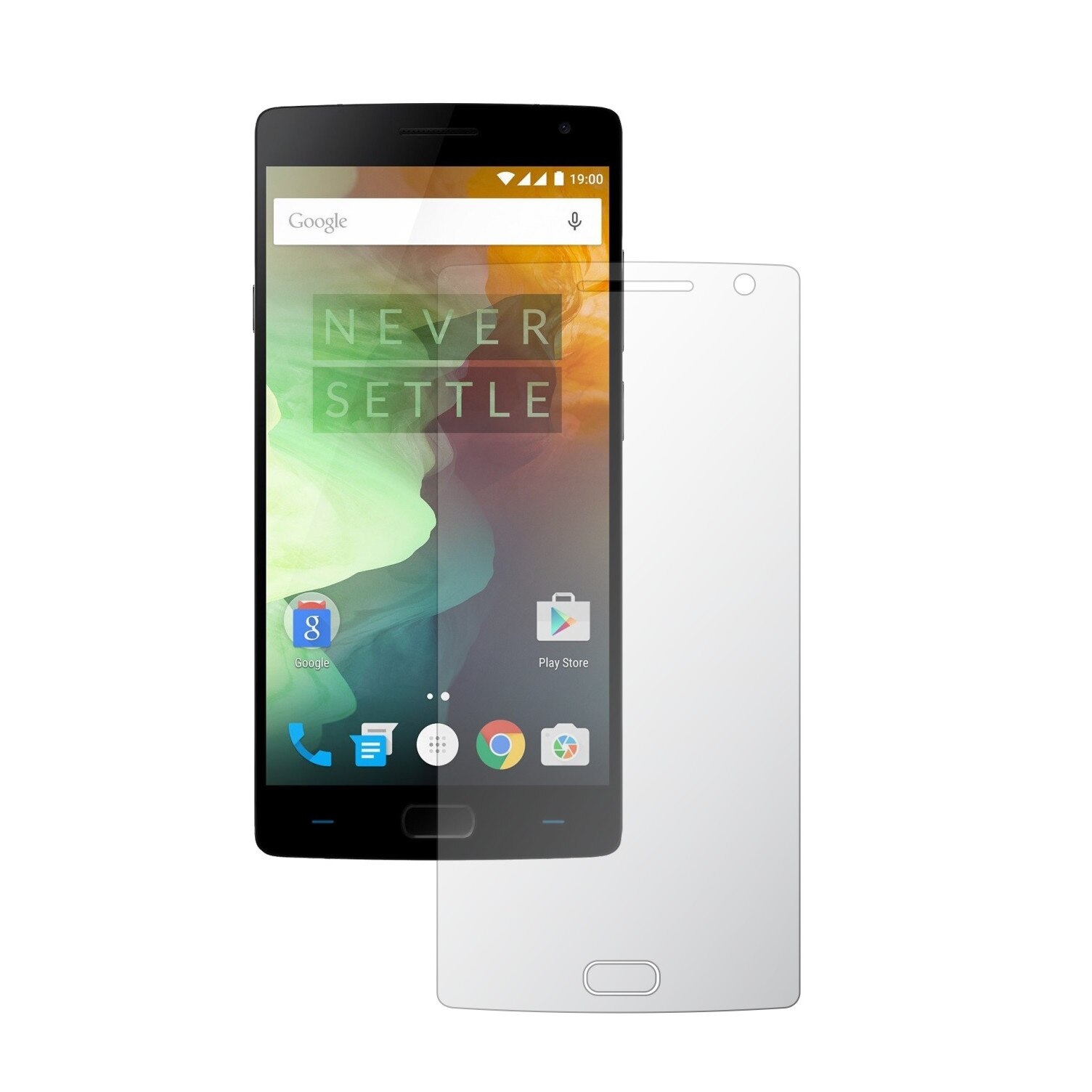 Set 2 Folii Protectie Ecran, Acoperire Totala, Adezive si Foarte Flexibile, Invisible Skinz Ultra-Clear HD pentru OnePlus 2