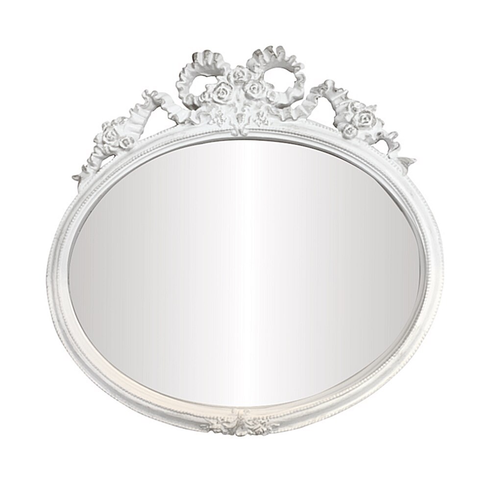Oglinda perete Magic Mirror alb-antichizat 29x28cm