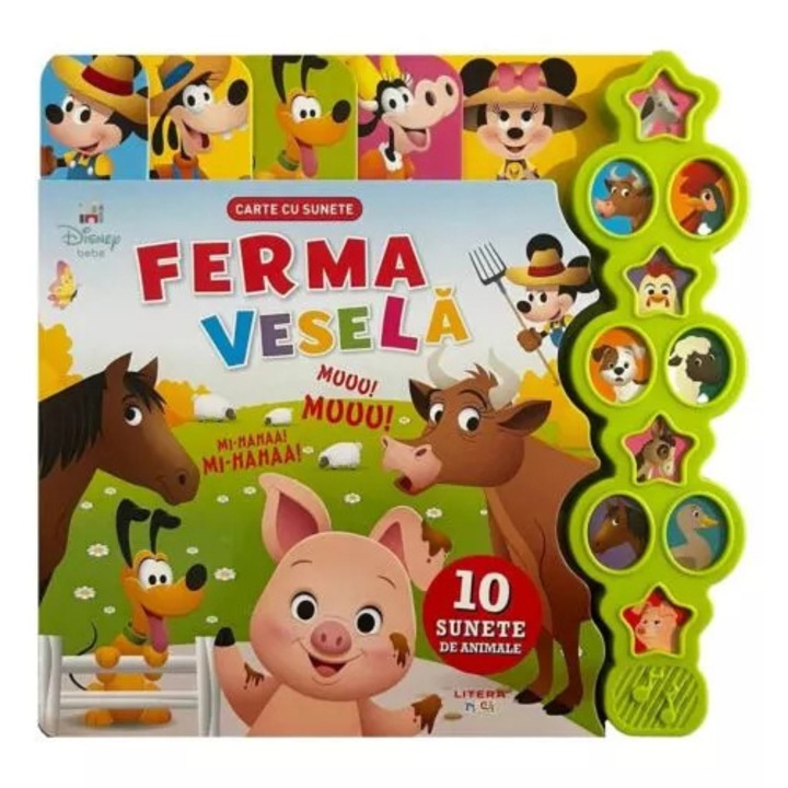 Disney bebe. Ferma vesela. Carte cu sunete