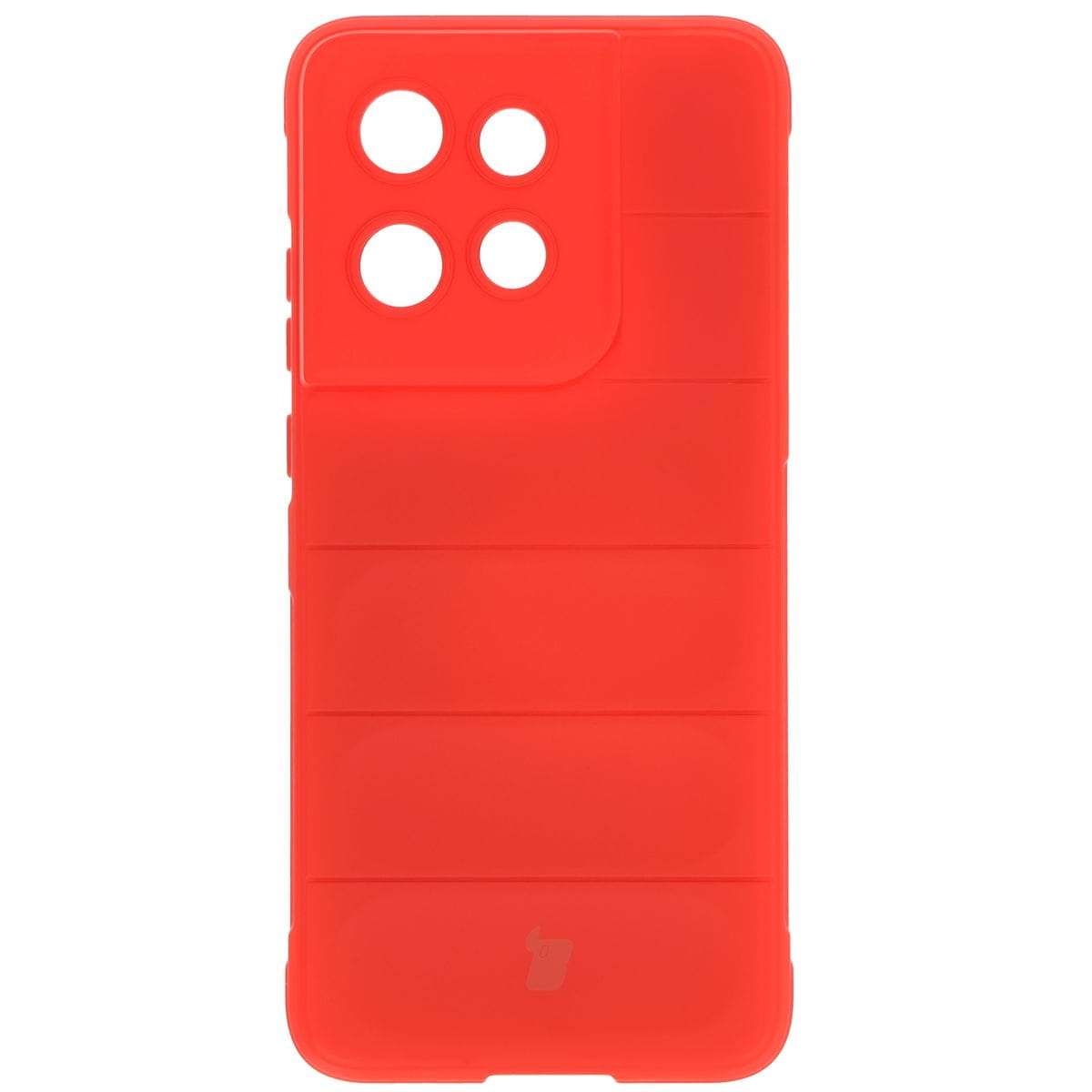 Husa Bizon Case Tur pentru Motorola Edge 50 Neo, rosu