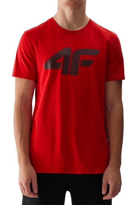 4F férfi póló, sötétvörös, Sötétpiros