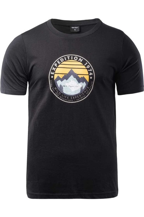 Férfi Hi-Tec Zorge póló, fekete 2XL INTL