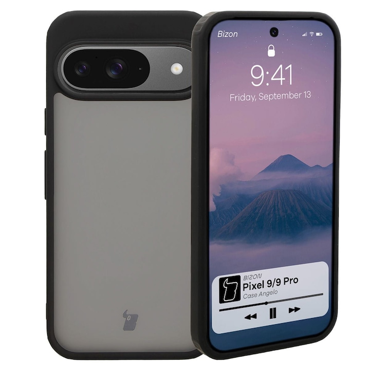 Калъф, Bizon Case Angelo, Google Pixel 9 / 9 Pro, Оцветена с черна рамка