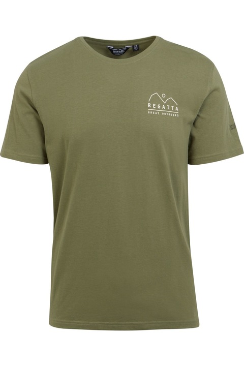 Férfi Regatta Cline póló, Fauna, Melange katonai zöld