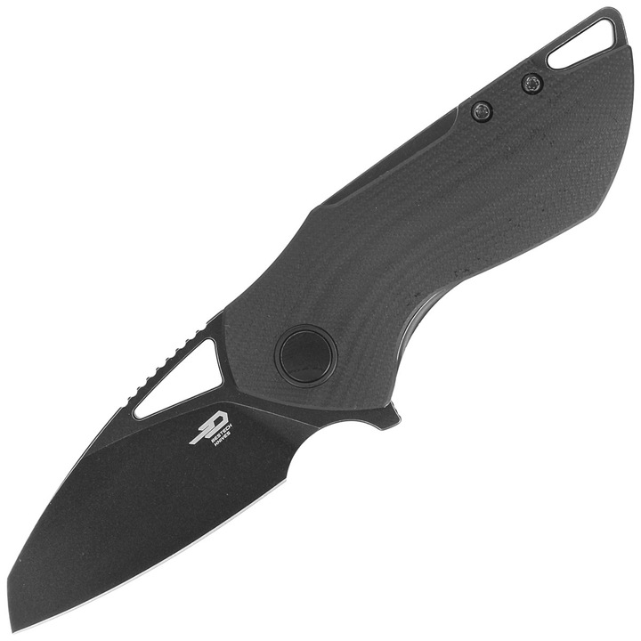 Cutit pliabil, Bestech Riverstone Black G10, Black Stonewashed 154CM by Frank Grissom (BL03C)