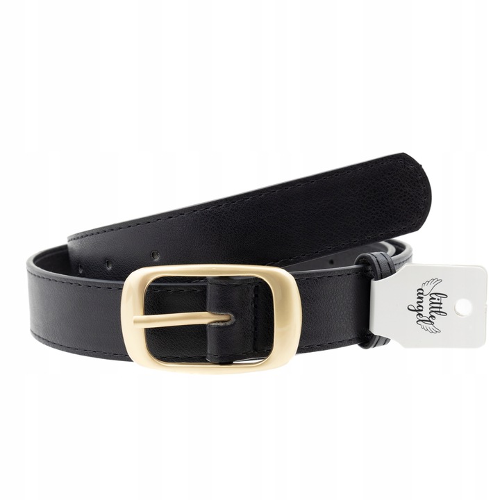 Колан, Ангелче, Р148, черен, универсален, златен