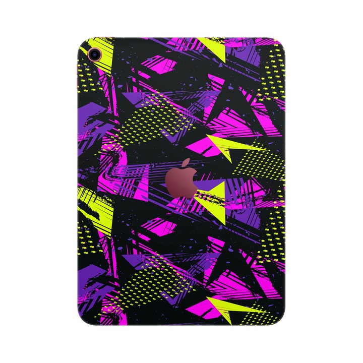 Folie de protectie pentru iPad 10.9" (10th Gen), Colectia Signature, Skin Spate cu laterale unite, Urban Graffiti