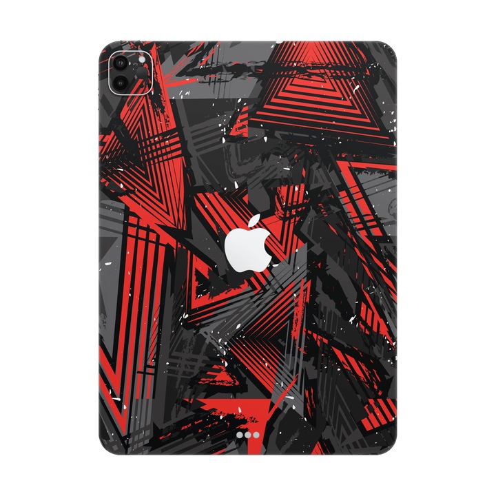 Folie de protectie pentru iPad Pro 12.9" (5th Gen), Colectia Signature, Skin Spate cu laterale unite, Urban Assault