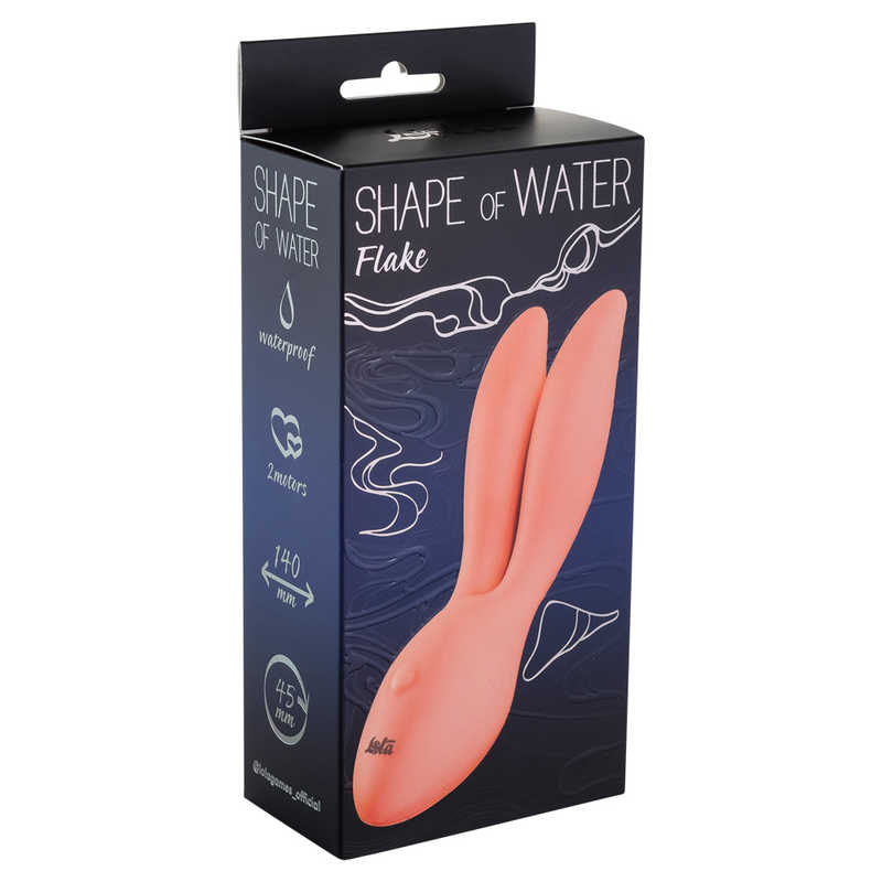 Vibrator mini Lola Games Shape of water, 2 motoare, 10 moduri de vibratie,  impermeabil, silicon - eMAG.ro