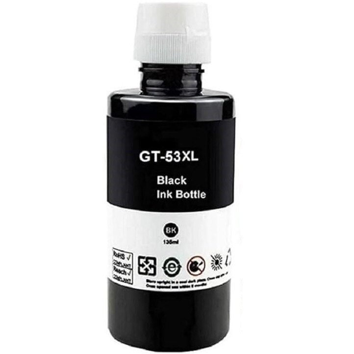 GT53XL fekete tinta utántöltő flakon, 135 ml, Kompatibilis HP Smart ...