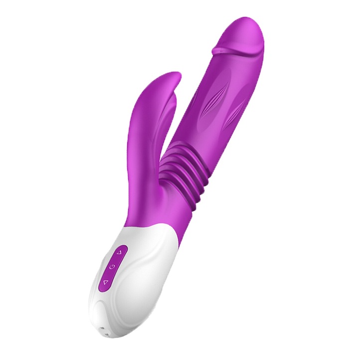 Vibrator B - Series Fox, 10 functii, waterproof, silicon