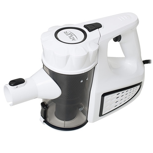 Aspirator Manual, Adler, AD7036W, Fara Sac, Cu Fir, Filtru Plastic, Recipient Praf 1.5L, Raza Actiune 6M, Putere 800W, Dimensiuni 21x23.5x120 cm