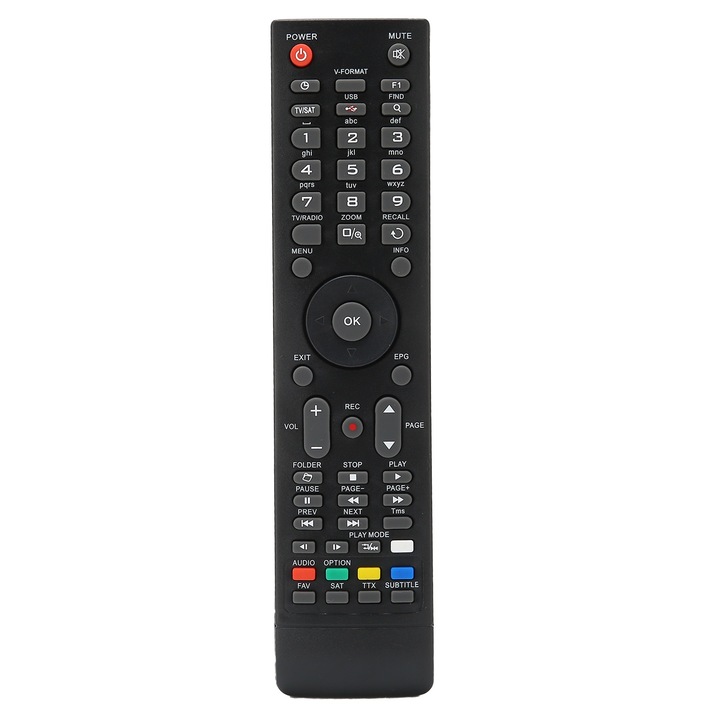 Telecomanda Cozevdnt pentru AMIKO Mini HD 8150 8200 8300 8360 8840, distanta de pana la 10m, culoare neagra