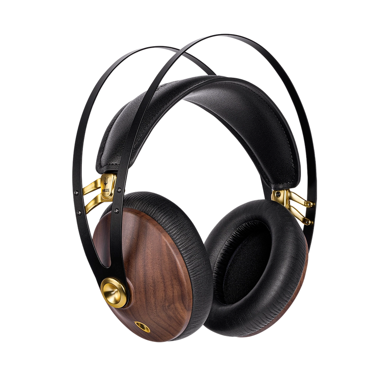 Casti Hi-Fi Meze Audio 99 Classics cu microfon Boom Mic, Walnut Gold