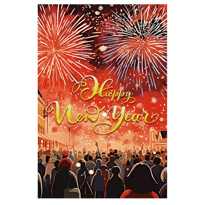 Steag de gradina, Enforose, multicolor, 11,8x17,7 inchi, set 1 buc.