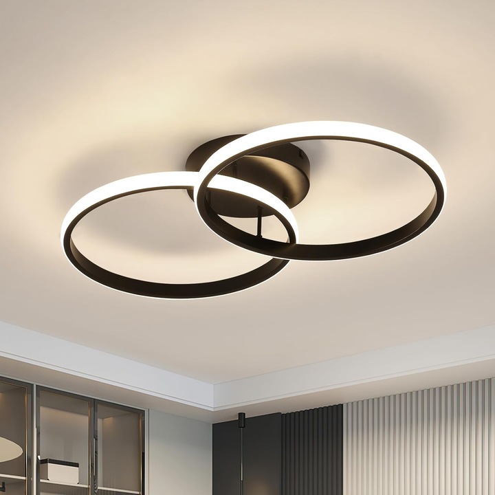 LED полилей с дистанционно Kaysen 28W Димируем черен