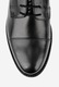 Pantofi barbatesti din piele naturala neagra cu siret 41