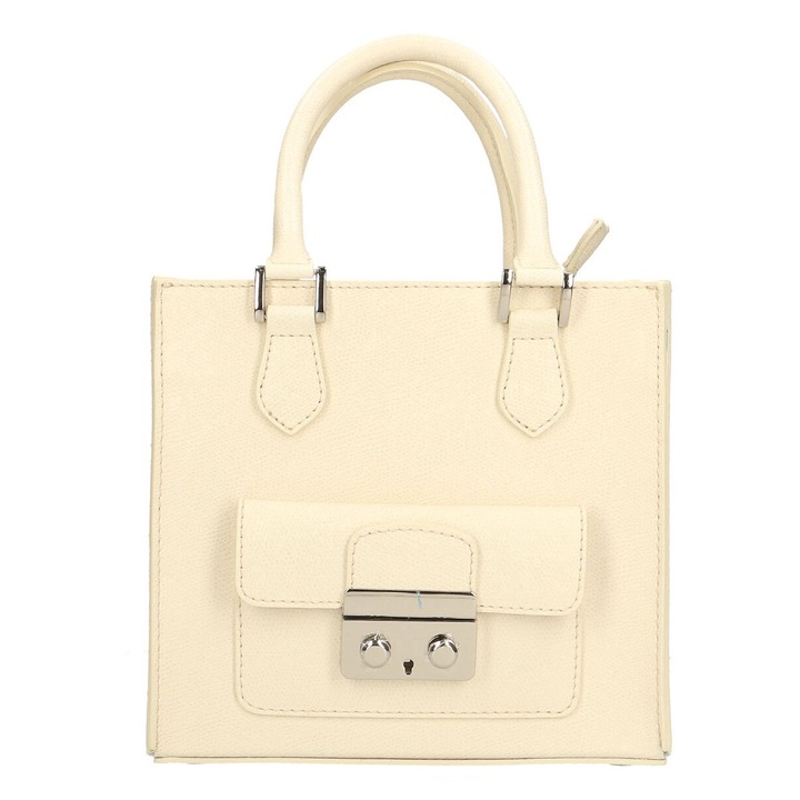 Gave Lux, Geanta tote de piele, Bej