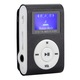 Player MP3 Jormftte, mini portabil, suport card de memorie, clip metalic, 0.8 inch ecran LCD