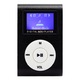 Player MP3 Jormftte, mini portabil, suport card de memorie, clip metalic, 0.8 inch ecran LCD