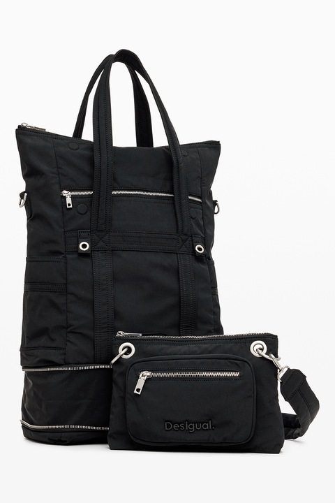 DESIGUAL, Rucsac cu etui exterior, Negru