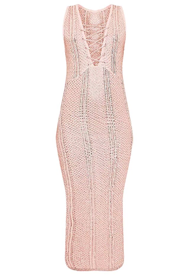 Rochie fashion Le Charm, Roz pal, S