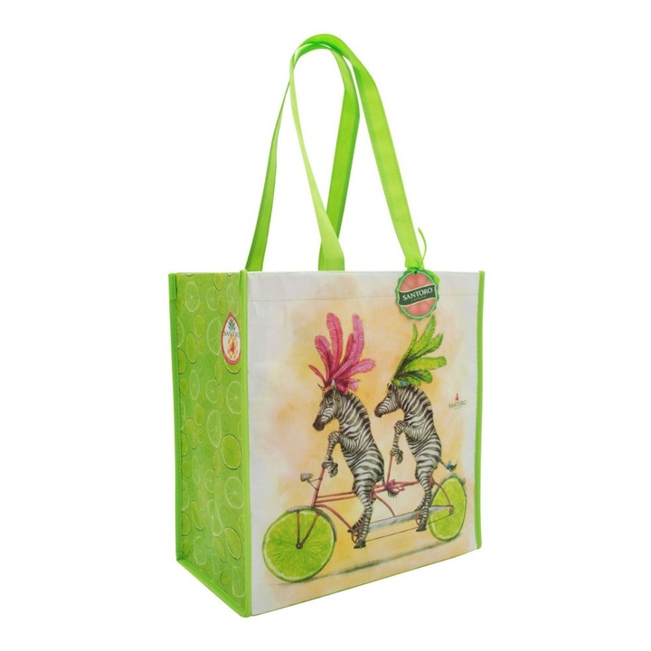 Geanta shopping Fruity Scooty Zebras