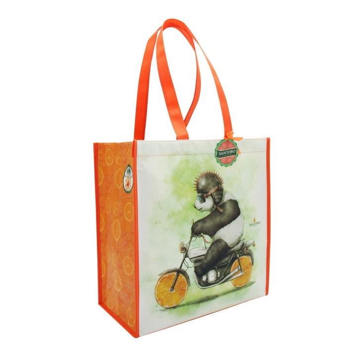 Geanta shopping Fruity Scooty Panda