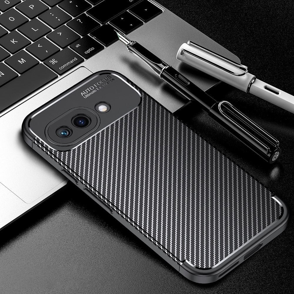 Husa protectie Mat-Tech compatibila cu Google Pixel 9a Carbon Design Autofocus, Protectie Camere, Finisaj Mat, Anti-Shock, Anti-Fingerprint, Rezistenta la impact, Negru