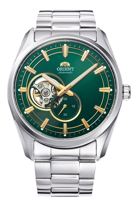 ORIENT, Ceas cronograf din otel inoxidbil, Argintiu