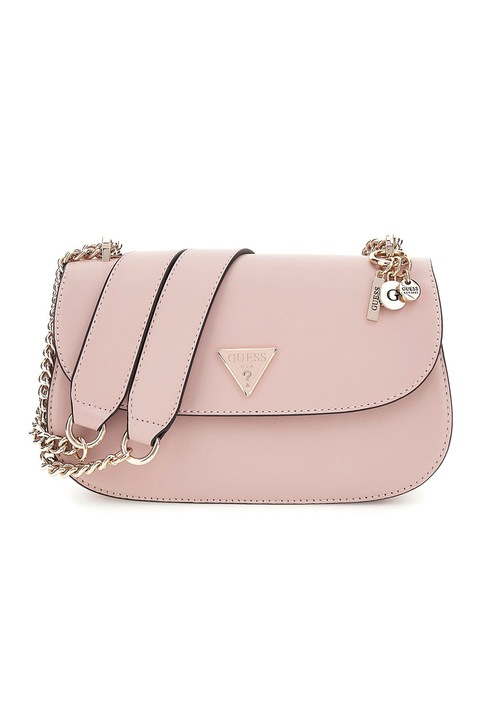 Guess Daryna műbőr táska láncos keresztpánttal, rózsaszín