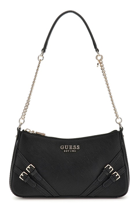 GUESS, Bramina műbőr válltáska, Fekete