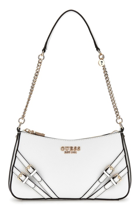 GUESS, Bramina műbőr válltáska, Fehér