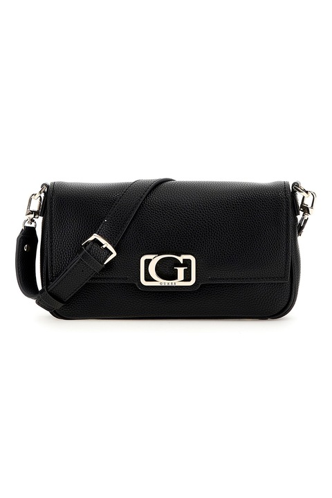 GUESS, Geanta de umar cu clapa Circe, Negru