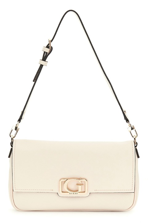 GUESS, Geanta de umar cu clapa Circe, Crem