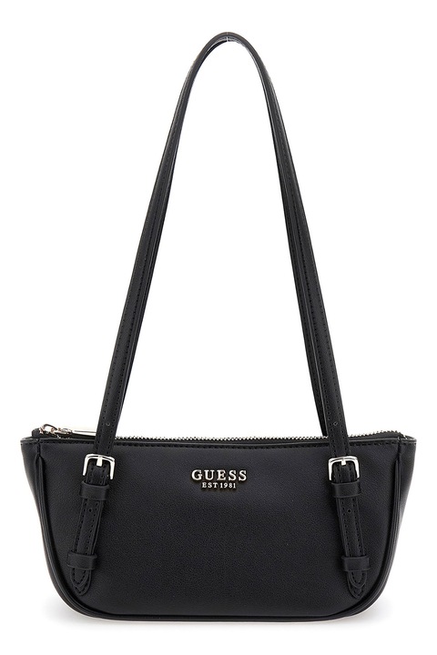 GUESS, Cerelia műbőr mini válltáska, Fekete