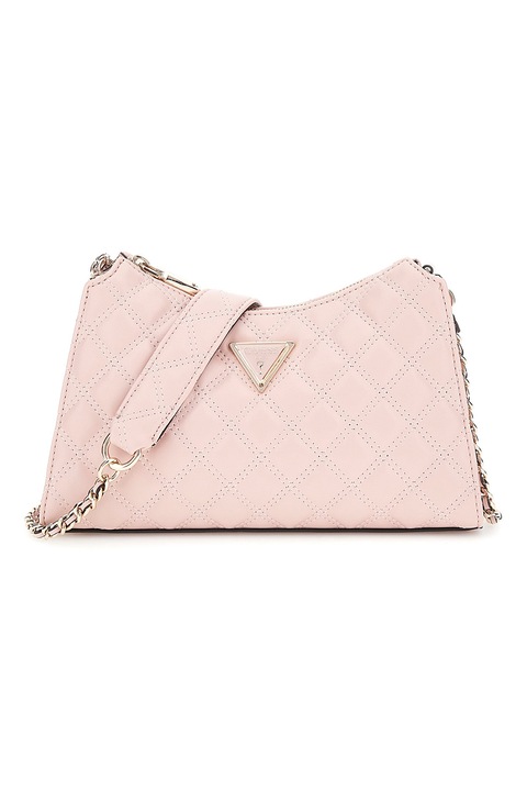 GUESS, Giully műbőr válltáska, Halvány rózsaszín