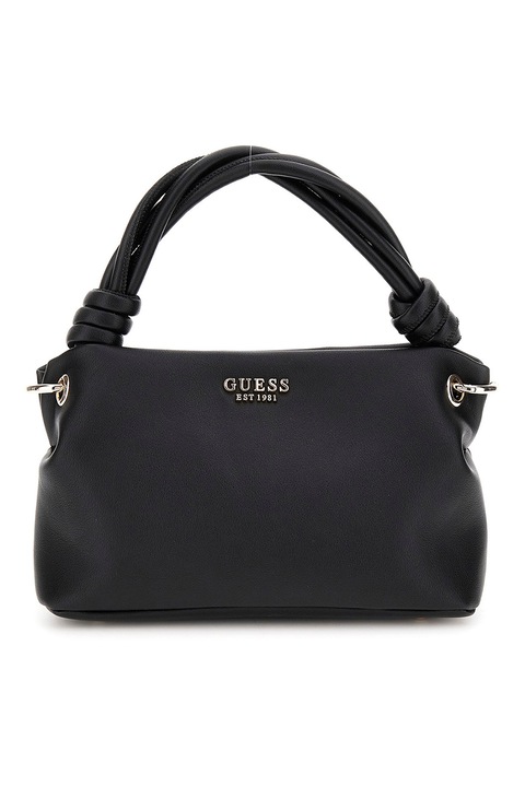 GUESS, Чанта Tiera от еко кожа, Черен