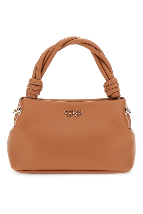 GUESS, Чанта Tiera от еко кожа, Тъмно оранжево