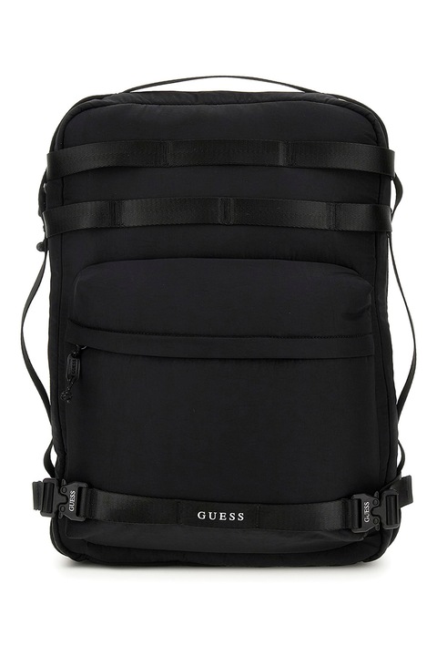 GUESS, Rucsac cu logo discret Asti, Negru