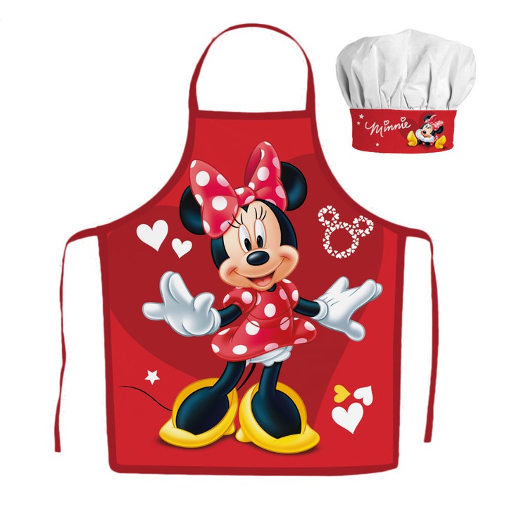Set de 2 sorturi pentru copii Disney Minnie (Inimi rosii)