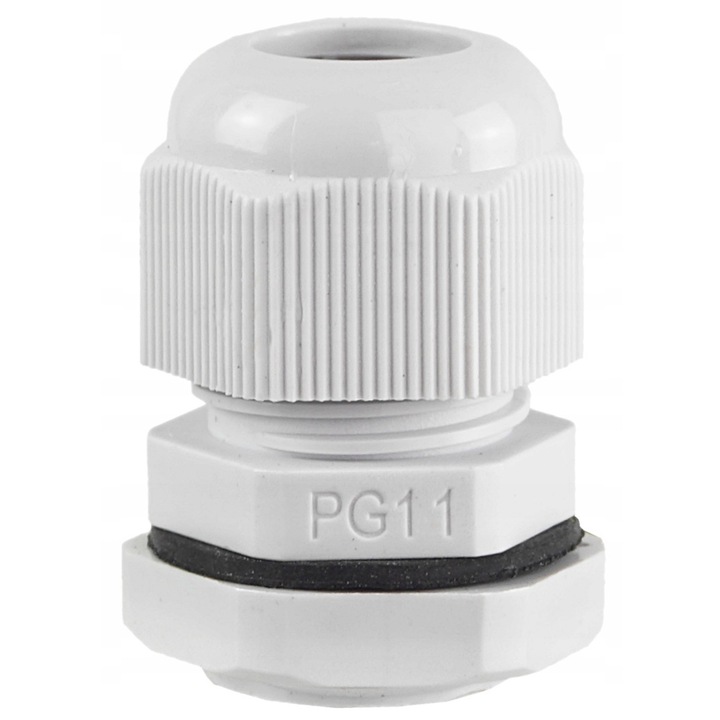 Set 10 Presetupa PG 11, Novaza Tech, IP68, Nylon 6.6, Diametru cablu 5-10 mm, Rezistenta ridicata la tragere, Set 10 bucati